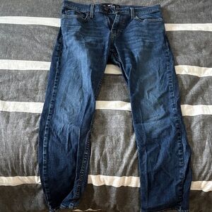Hollister Dark Blue Men's Straight Jeans